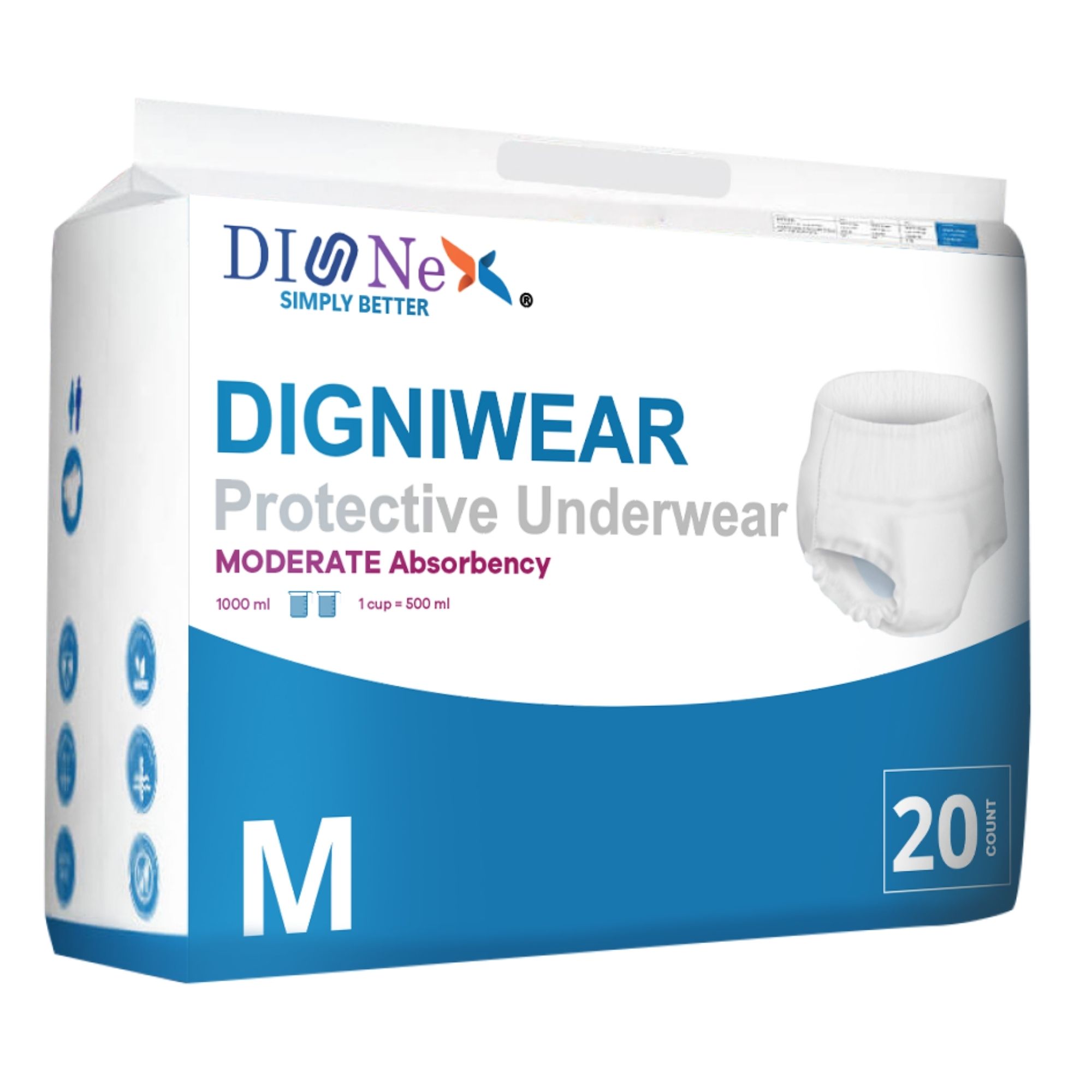 Dignex Digniwear Protective Underwear